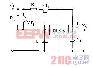 扩大输出电流范围的电压稳压器电路图b.jpg