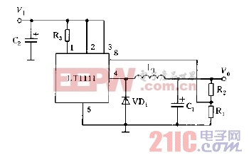 LT1111的典型应用电路降压电路图.jpg