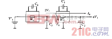 充电泵式电压变换器串联连接4倍压电路图.jpg