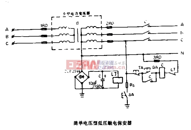 简单电压型低压触电保安器电路图.jpg