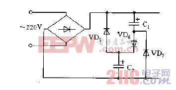 电子镇流器中滤波电容的保护电路图.jpg