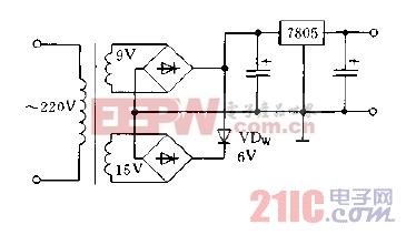 扩大电源变压器输出容量的电路图之二.jpg