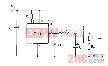 LT1111的典型应用电路极性变换电路图.jpg