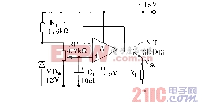 运放构成的串联型稳压电源电路图.jpg