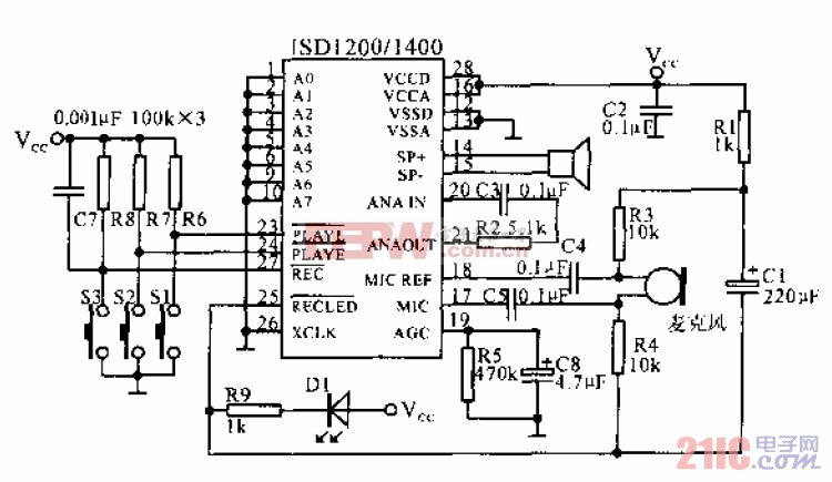 ISD1200系列单片录放语音IC应用电路.jpg