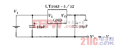 LT108構(gòu)成的負(fù)電壓輸出電路圖