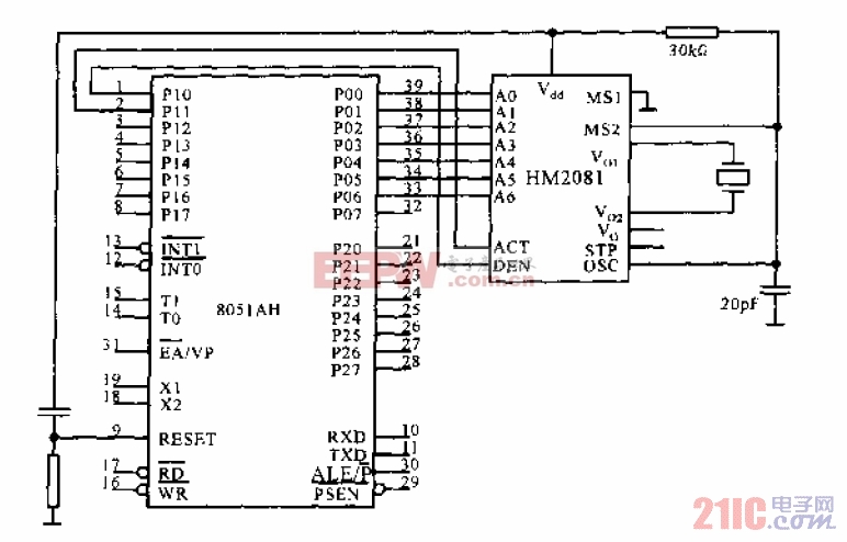 语音合成集成电路HM2081与8031接口.jpg