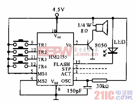 3S语音合成IC HM2055典型电路.jpg