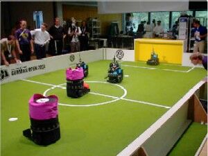 Autonomous Soccer playing Robots using cognition systems for Ambient Awareness