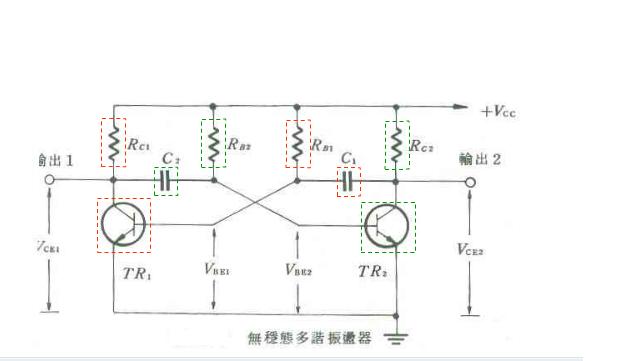 无稳多谐振荡电路