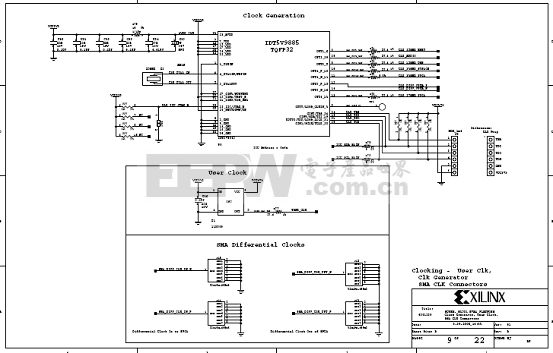 Virtex-5 FPGA ML501评估平台电路图(8)