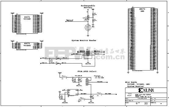 Virtex-5 FPGA ML501评估平台电路图(5)