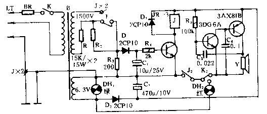 BD-811电子捕鼠器电路