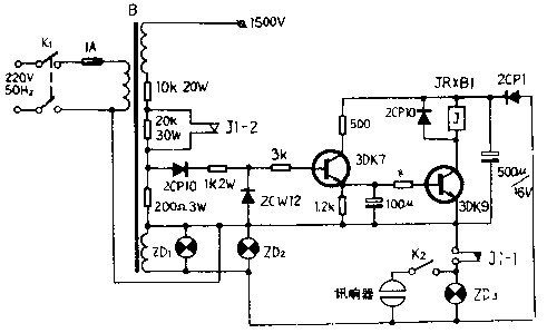 DM-1电子捕鼠器电路