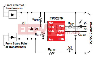 TPS2379典型应用电路
