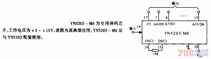 YN5203-M6译码电路