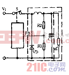降压式DC-DC变换器电路图（c）