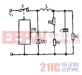 降压式DC-DC变换器电路图（a）