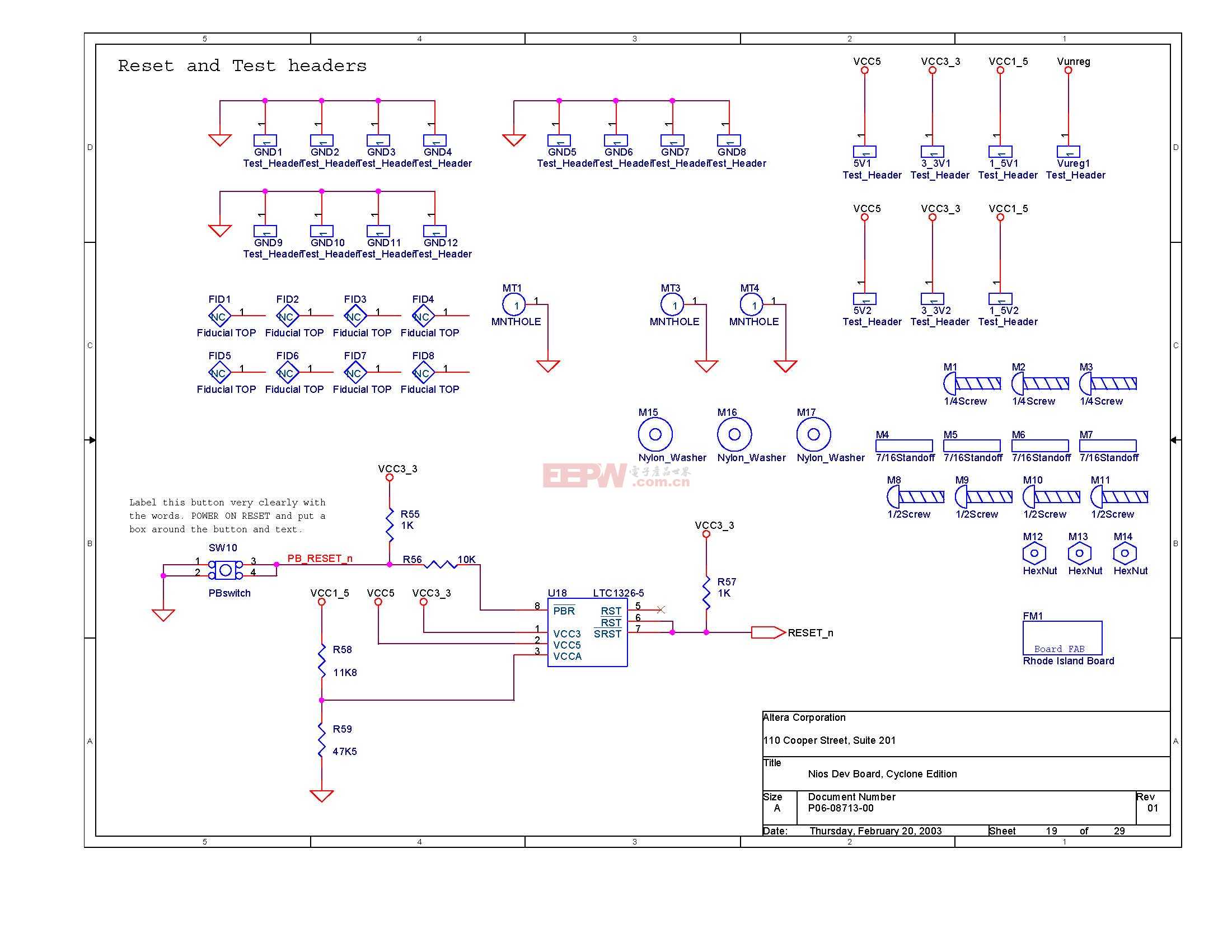 NIOS开发板电路图（Altera官方版)18