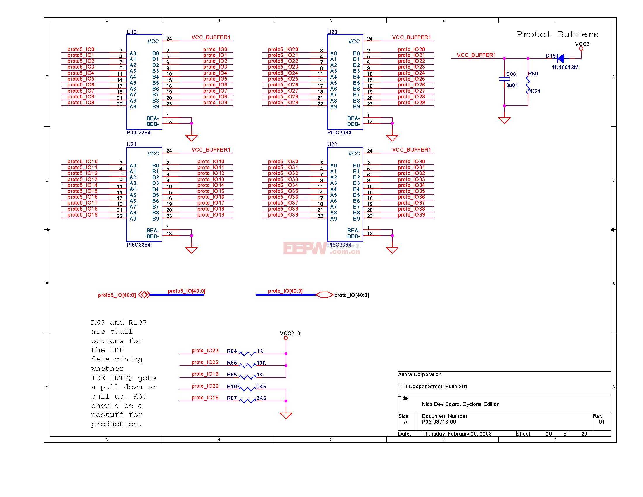 NIOS开发板电路图（Altera官方版)19