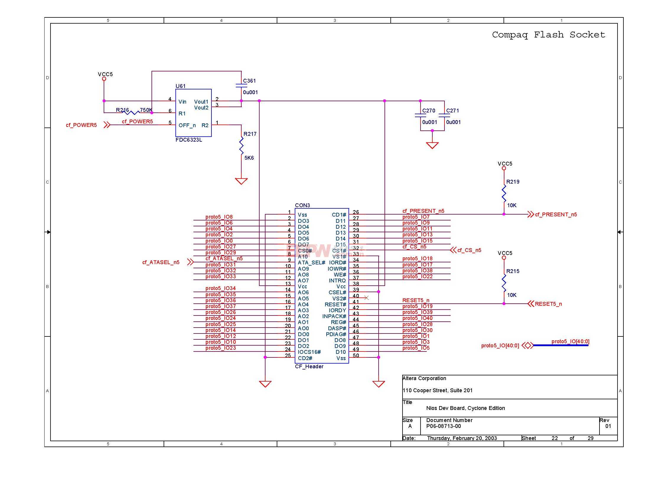 NIOS开发板电路图（Altera官方版)21