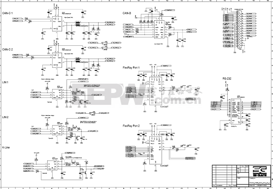 XA3S1600E开发板电路图(3)