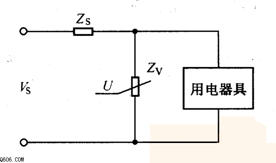 壓敏電阻器保護電路圖