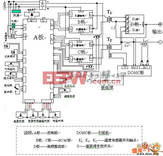 焊机接线电路图(380v焊机)