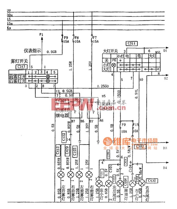 奇瑞qq371发动机电路图图片