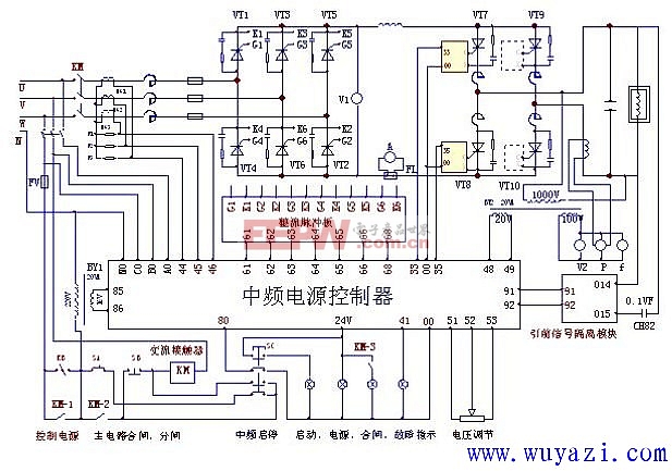中频感应电炉原理图图片