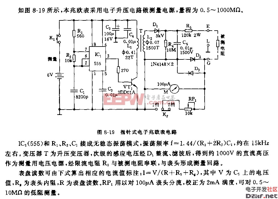 兆欧表图片 原理图图片