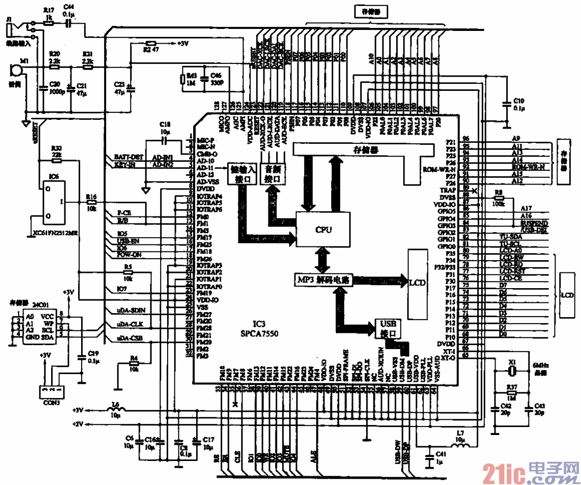 1271a芯片电路图图片
