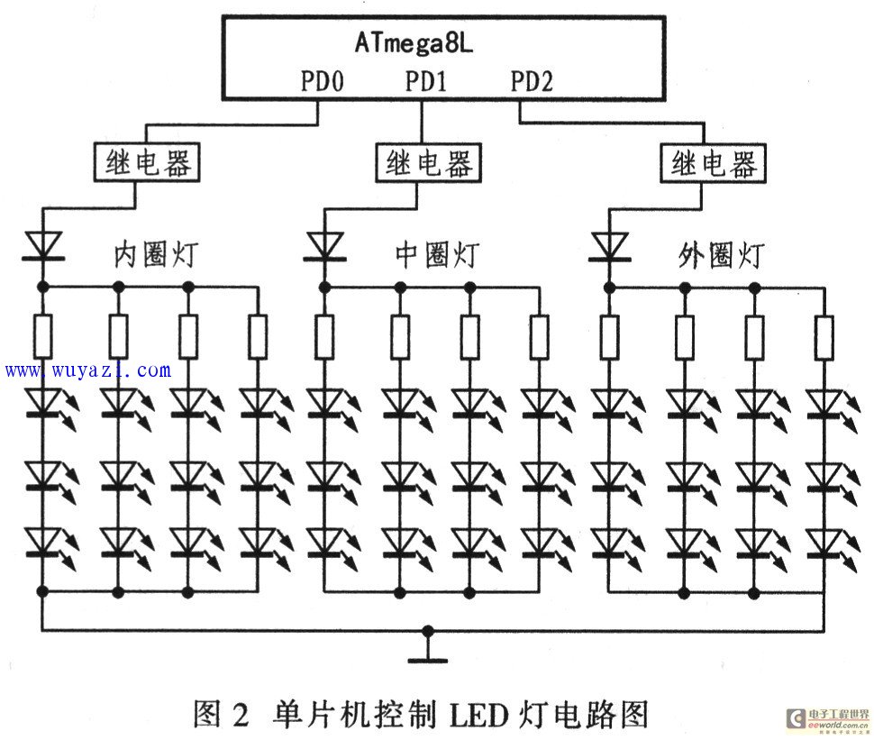 led灯泡电路板元件图解图片