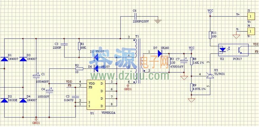 viper22a应用电路图图片