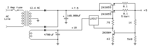 lm317扩流调压电路图图片